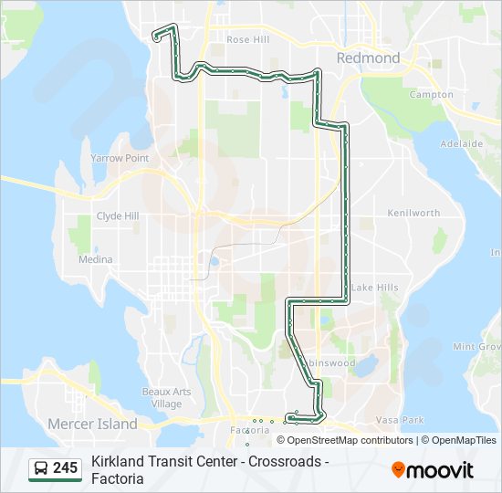 Kirkland Zip Code Map