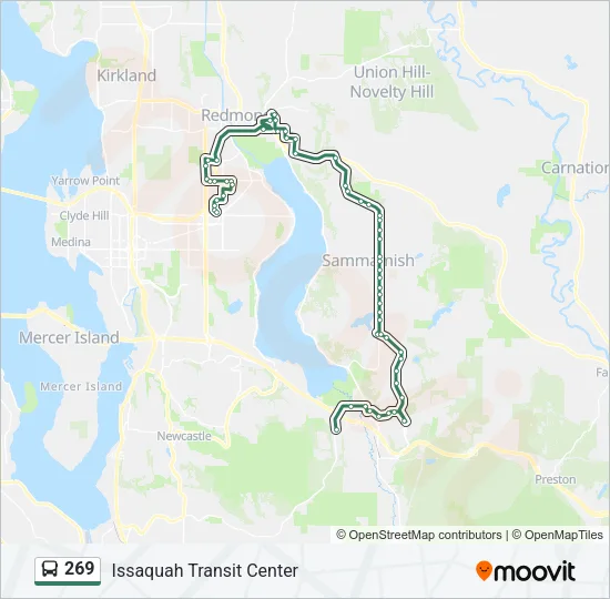 269 Bus Line Map