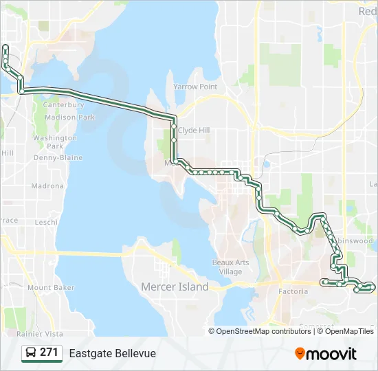 271 Bus Line Map