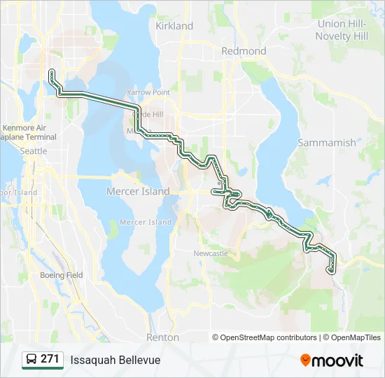 271 Bus Line Map