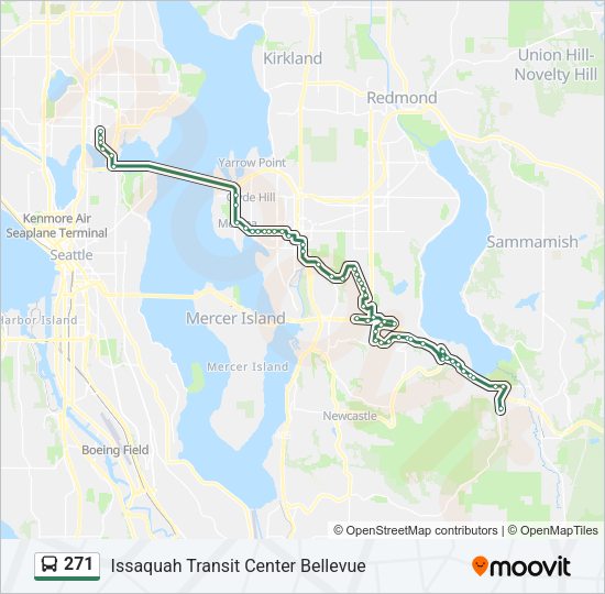 271 Bus Line Map
