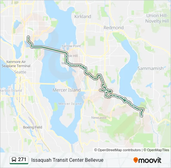 271 Bus Line Map