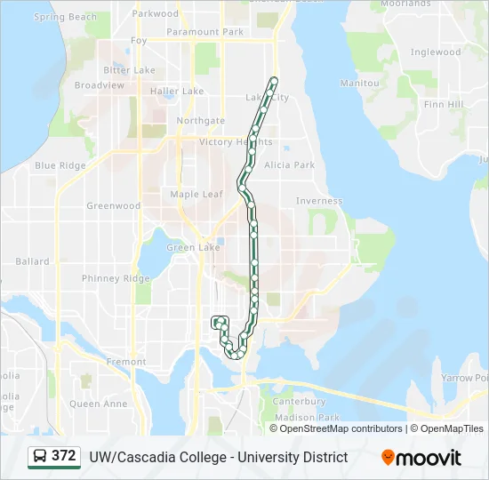 372 Bus Line Map