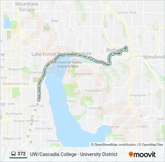 372 Bus Line Map