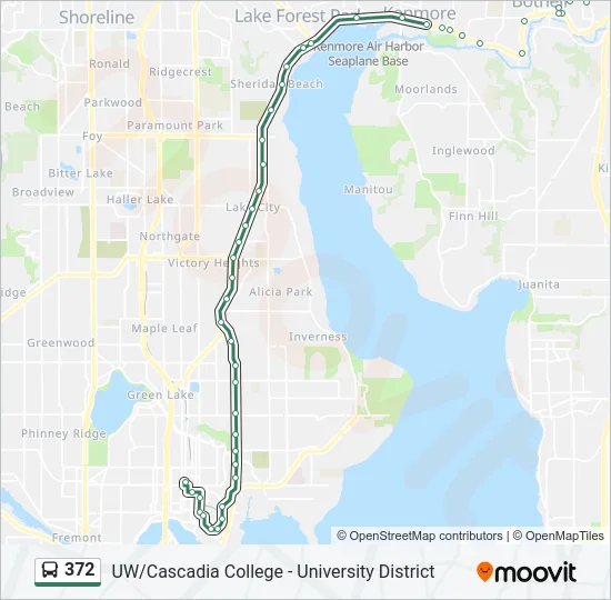 372 Bus Line Map