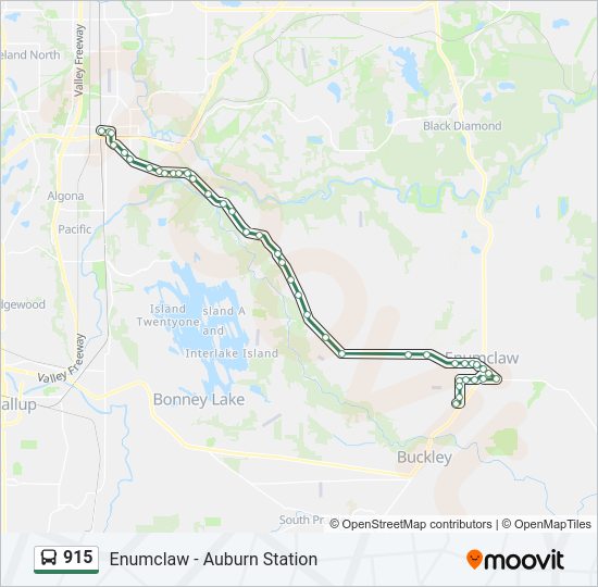 915 Bus Line Map