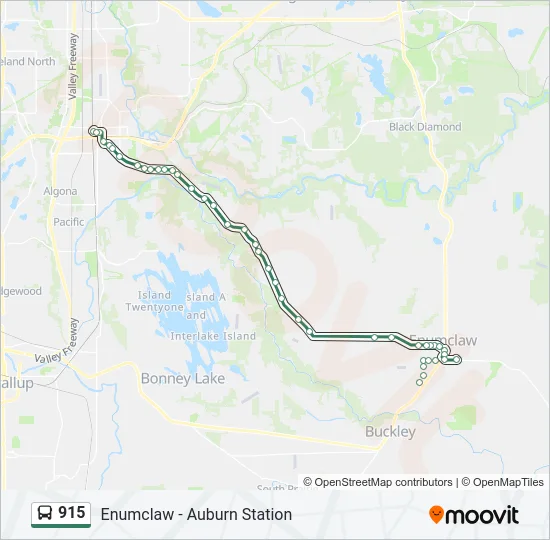 915 Bus Line Map