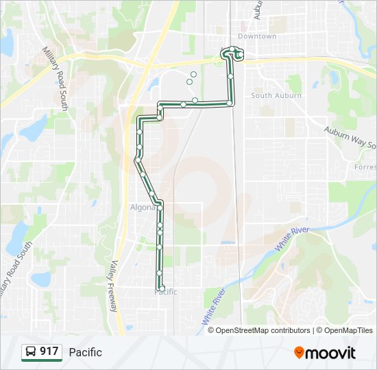 917 Bus Line Map