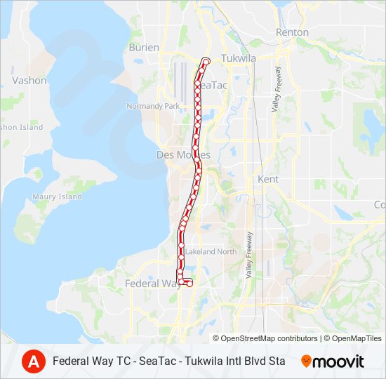 A LINE bus Line Map