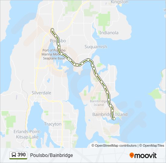 390 Route Schedules, Stops & Maps Bainbridge Island Ferry Terminal