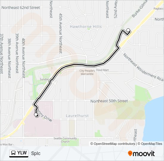YLW  Line Map