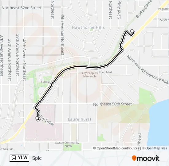 YLW  Line Map