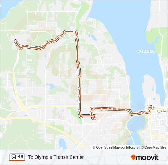48 Bus Line Map