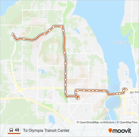 48 Bus Line Map