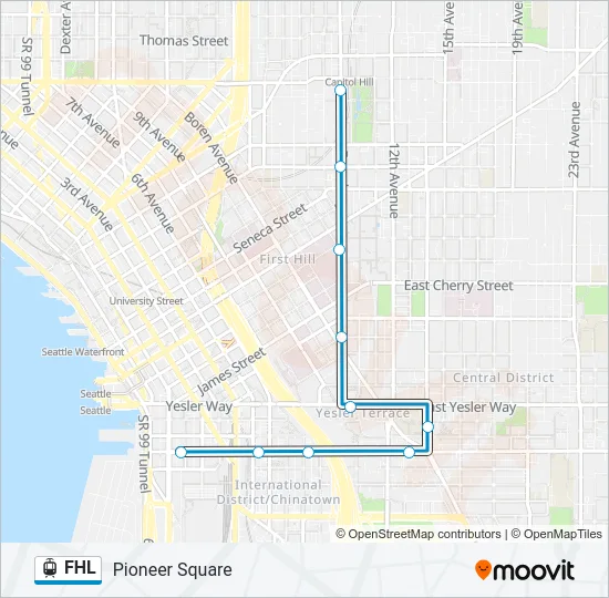 FHL Light Rail Line Map