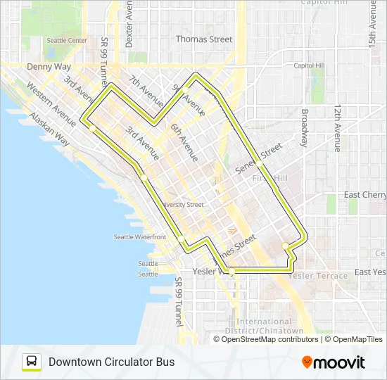 CIRCULATOR Bus Line Map