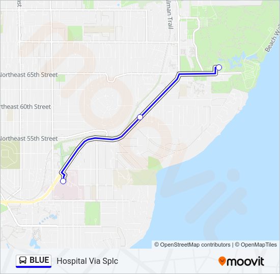 BLUE  Line Map