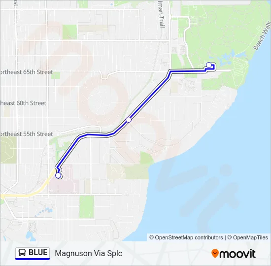 BLUE  Line Map
