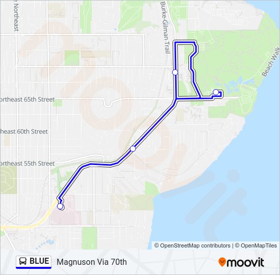 BLUE  Line Map