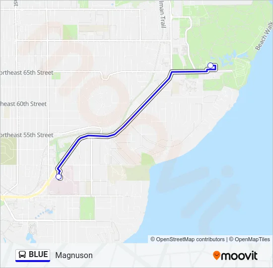 BLUE  Line Map