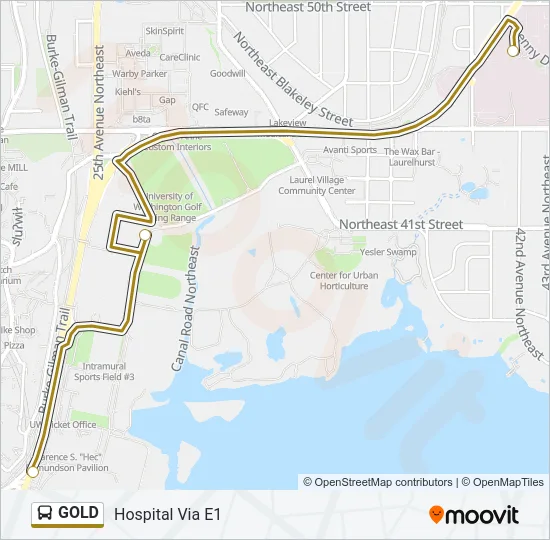 GOLD  Line Map