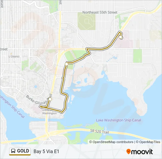 GOLD  Line Map