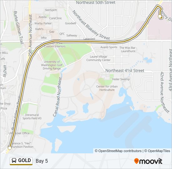 GOLD  Line Map
