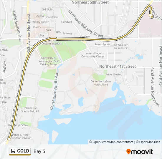GOLD  Line Map