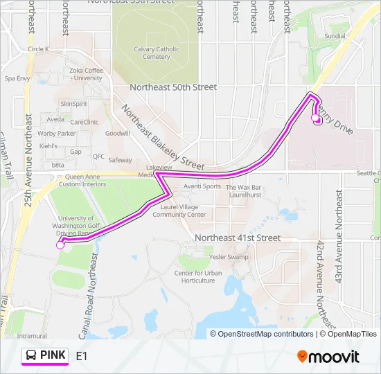 PINK  Line Map