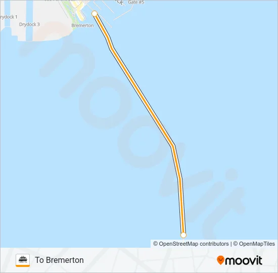 ANNAPOLIS FOOT FERRY Ferry Line Map