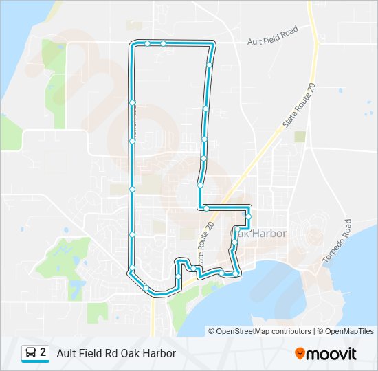 2 Bus Line Map