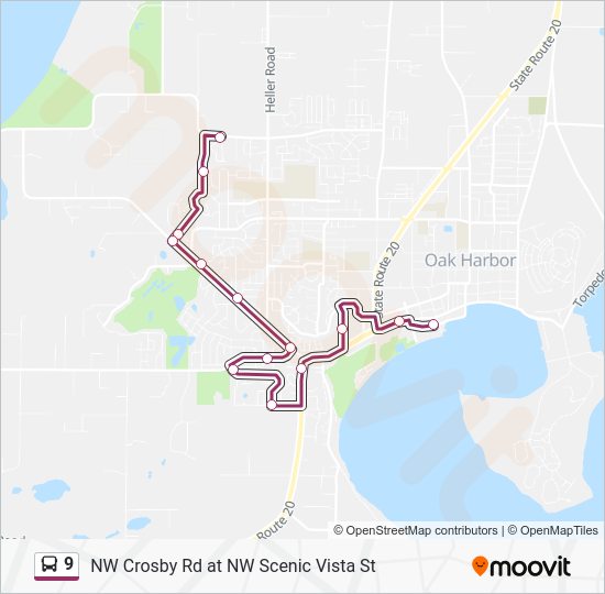 Line 9 Bus 9 Route: Schedules, Stops & Maps - NW Crosby Rd at NW Scenic Vista St ...