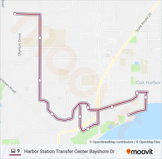 9 Bus Line Map