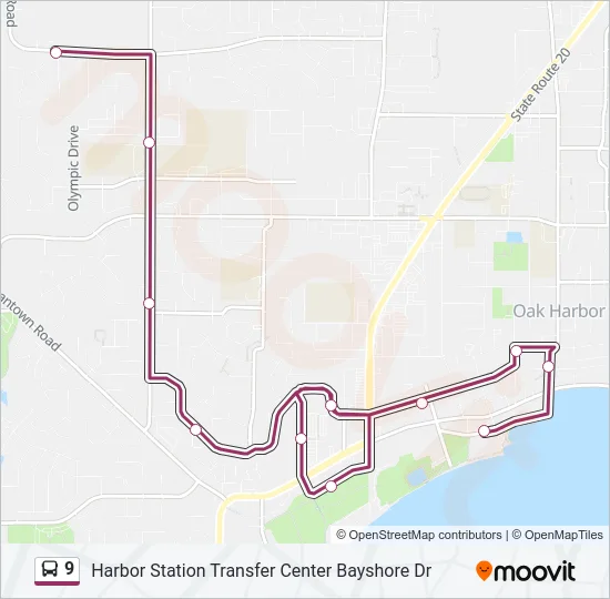 9 Bus Line Map