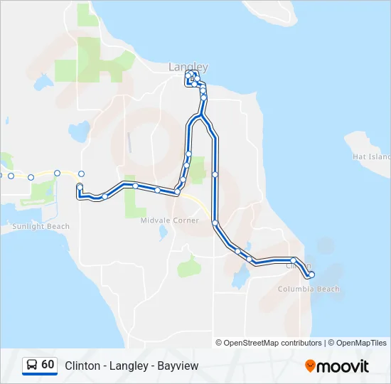 60 Bus Line Map
