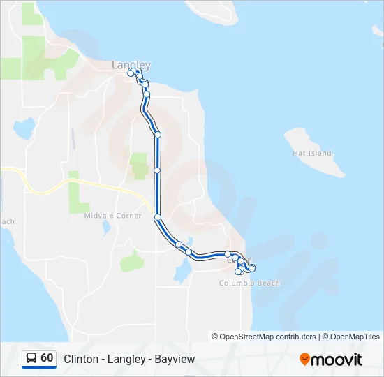 60 Bus Line Map