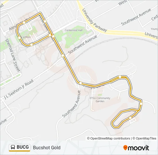 BUCG Bus Line Map