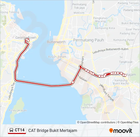 CT14  Line Map