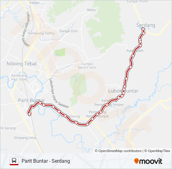 ML19 (22) bus Line Map