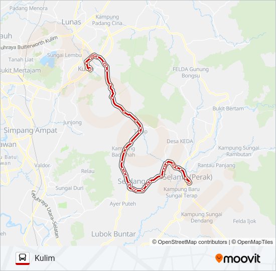 ML18 (21) Bus Line Map