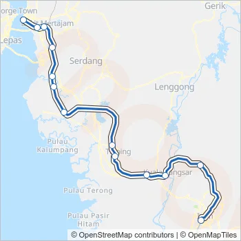 IPOH LINE Train Line Map