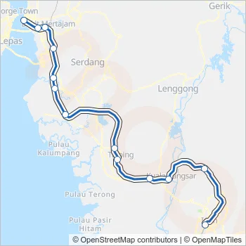 IPOH LINE Train Line Map