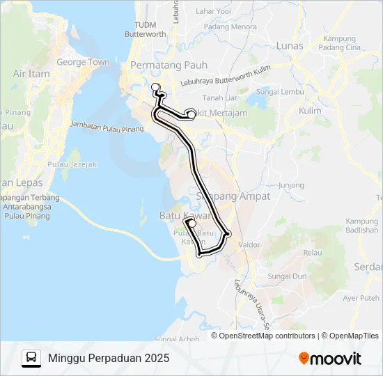 PERPADUAN Bus Line Map