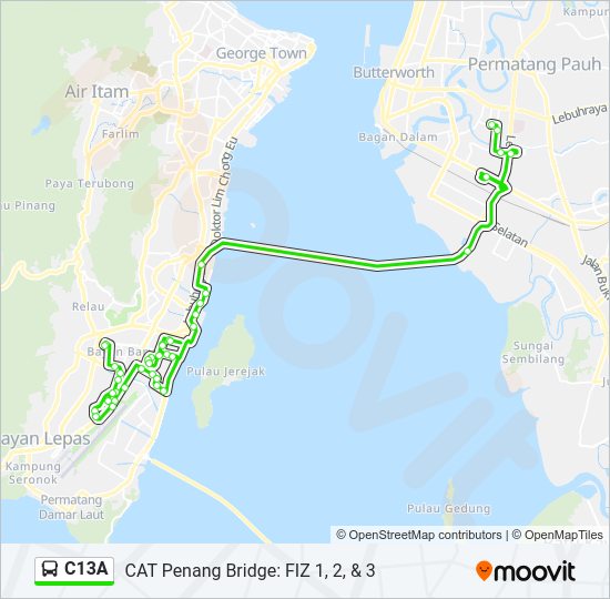 C13A  Line Map
