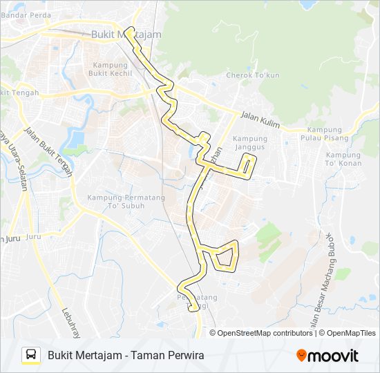 15/16/17 bus Line Map