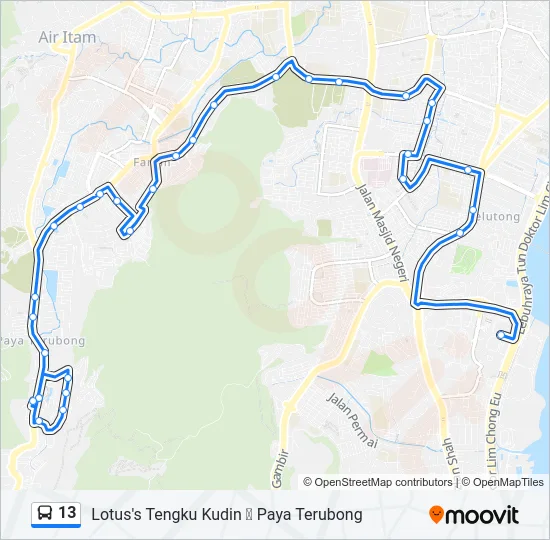 13  Line Map