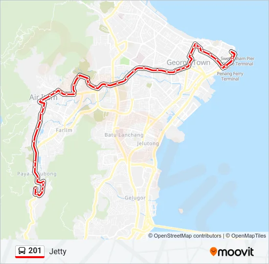 201  Line Map