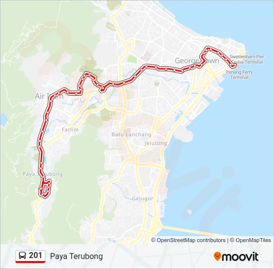 201  Line Map