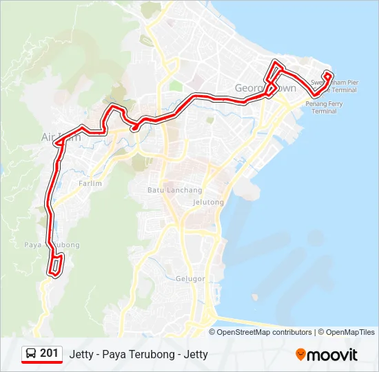 201  Line Map