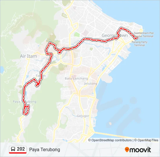 202  Line Map
